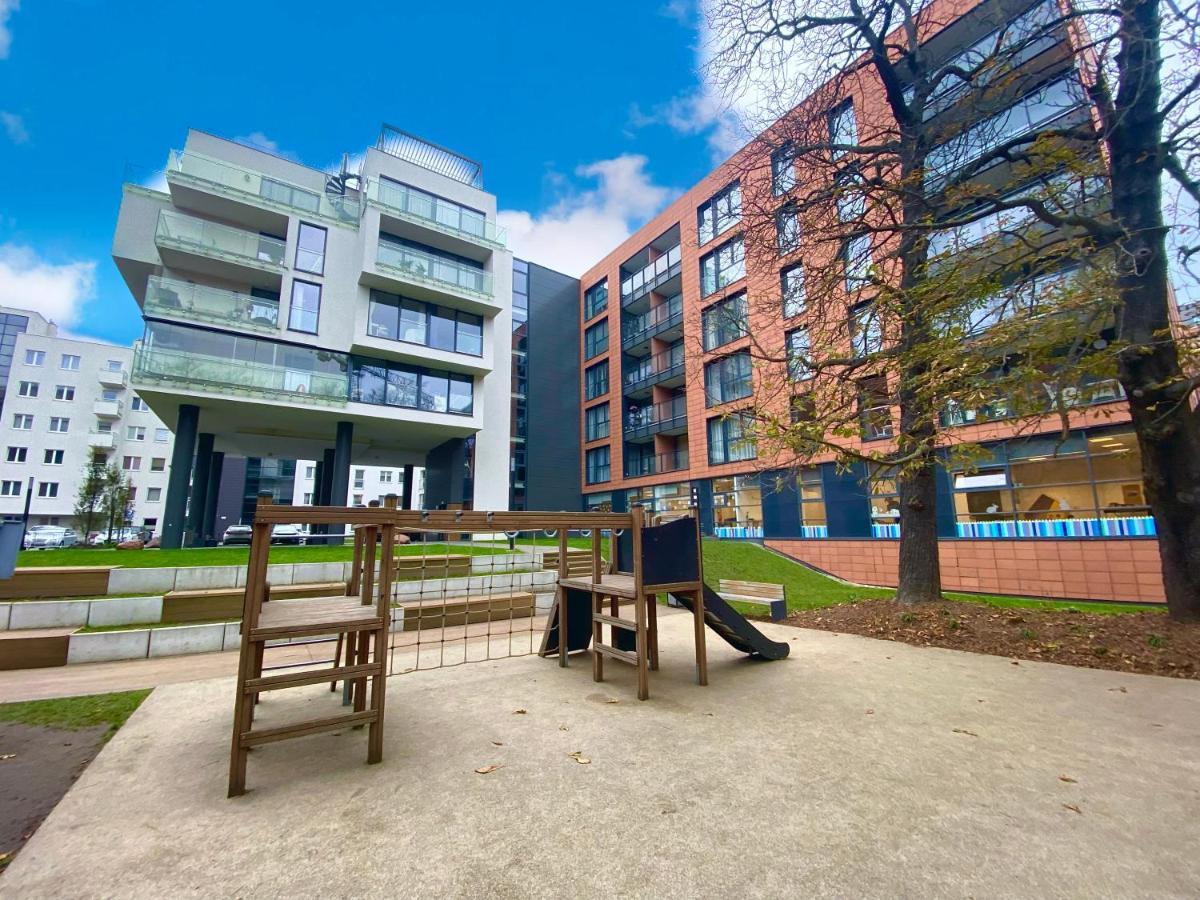 Apartament W Sercu Gdanska Z Parkingiem Podziemnym エクステリア 写真